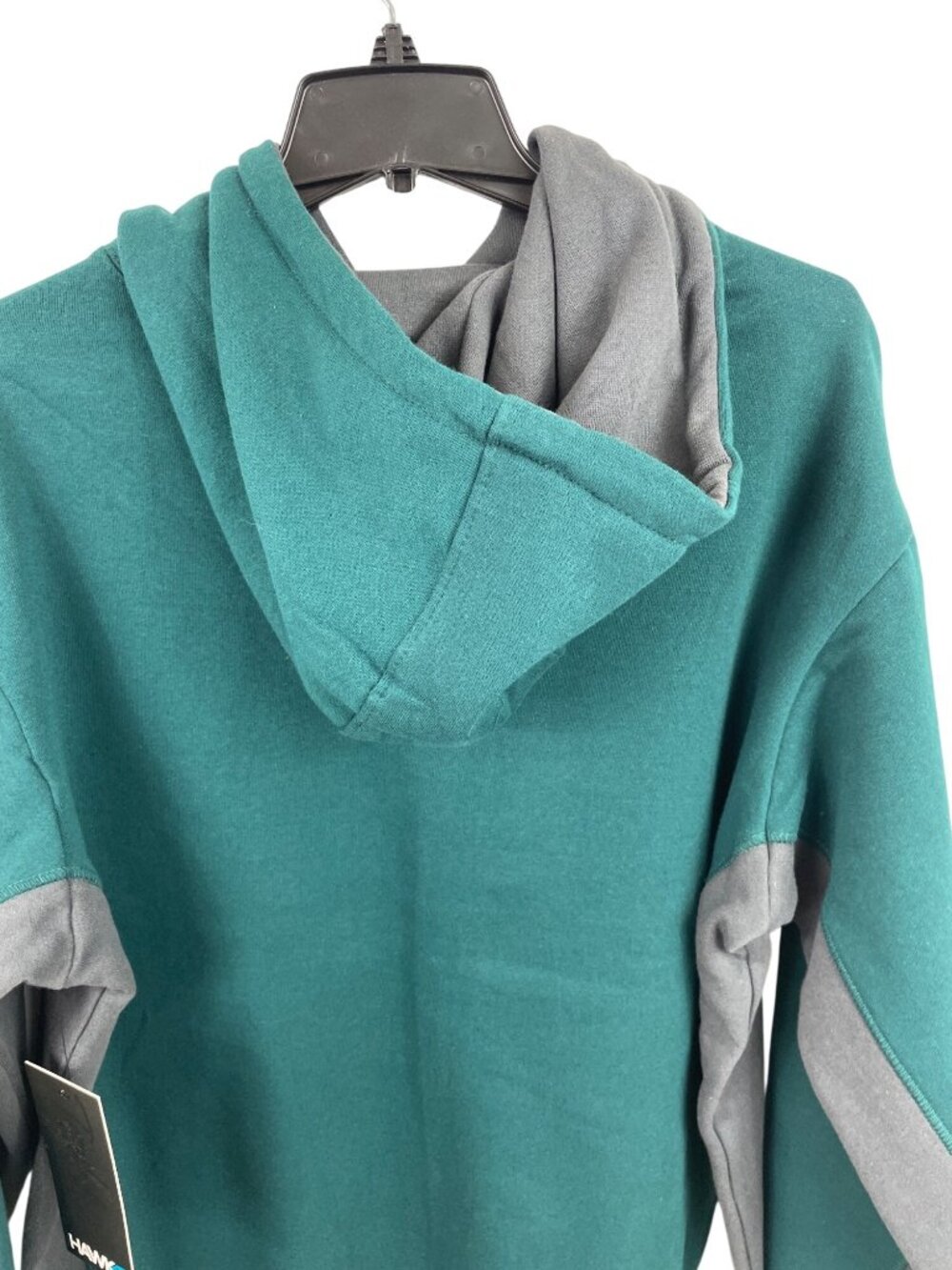 Tony Hawk Gray & Green Pullover Hoodie With Kangaroo Pocket Mens Size Medium - Picture 6 of 12